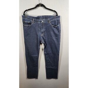 Kitsbow Jeans Mens 40x31 Blue Denim Straight Leg Zip Fly 5 Pocket USA Style 1060